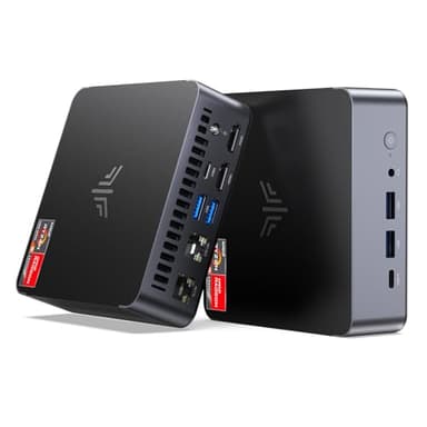 NiPoGi AM21 Mini PC Ryzen 9 6900HX (8C/16T, Fino a 4,9 GHz),16GB DDR5 4800MHz/512GB NVME SSD Mini Computer 𝖶-11 Pro,4K@60Hz Quad-Screen-Display USB4+Type C+HDMI*2,Wifi6/BT5.2 Micro Gaming PC