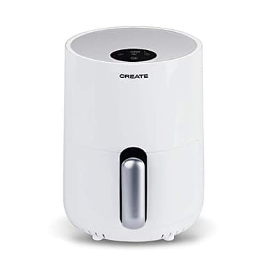CREATE/FRYER AIR/Friggitrice ad aria Bianco, senza olio, capacità 1,5 L, 900W, cestello antiaderente, programmabile