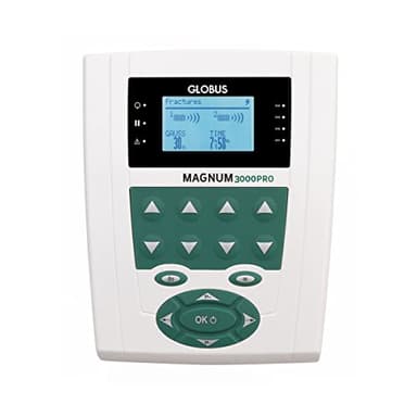 GLOBUS | Magnum 3000 Pro, Magnetoterapia Professionale con 400 Gauss Totali di Potenza, 70 Programmi Certificati, per la Cura di Patologie Osteoarticolari e Recupero dopo Interventi Ortopedici