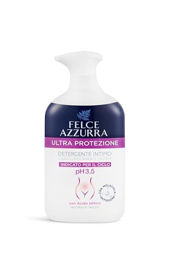 Felce Azzurra - Detergente Intimo Ultra Protezione per Igiene Intima Quotidiana Ph 3.5, Sapone Intimo Delicato Antiodore Indicato per il Ciclo, Ginecologicamente Testato Dona Freschezza a Lungo 250 ml