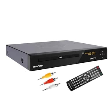 Manta Lettore DVD per televisori con connessione HDMI per televisori - Ingresso USB con telecomando - Lettore CD DVD - Non Blueray - DVD072