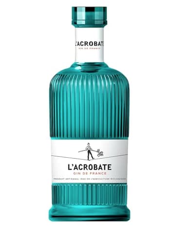 L'ACROBATE - Gin bio - Gin francese artigianale - Medaglia d'Oro 2021 Concours Mondial de Bruxelles - 44% di alcol - Origine: Francia - Bottiglia da 70 cl