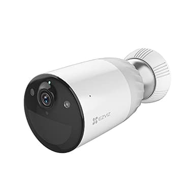 EZVIZ HB3 2K Telecamera Wi-Fi Esterno a Batteria 100% Senza Fili, Telecamere Aggiuntiva, Batteria Durata 120 Giorni, Visione Notturna a Colori, Rilevamento di Persone, Audio Bidirezionale, Alexa