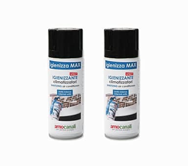 Arnocanali NI400A 2 Igienizzante Spray per Climatizzatori in Bomboletta, 400 Ml, Multicolor, Il pacchetto può variare