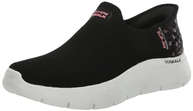 Skechers Go Walk Flex Sunset Rose Hands Free Slip-ins, Scarpe da Ginnastica Donna, Nero Rosa, 40 EU