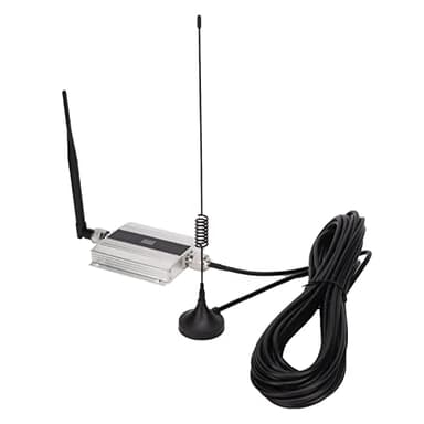 Amplificatore di segnale cellulare, ripetitore amplificatore di segnale cellulare 4G ad alto guadagno, GSM DCS WCDMA 1800Mhz estensore di segnale for casa, argento/2660