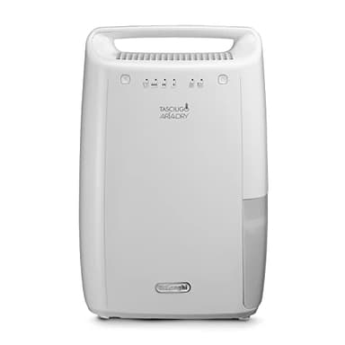 De'Longhi Tasciugo AriaDry Deumidificatore DEX210SF, Deumidificatore Portatile con Sistema di Filtrazione a 3 Azioni, Funzione Asciutto, Umidificazione 14L/Giorno, R290, Serbatoio Rimovibile, Bianco