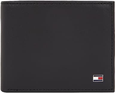 Tommy Hilfiger Portafoglio Uomo Eton Mini Piccolo, Nero (Black), Taglia Unica