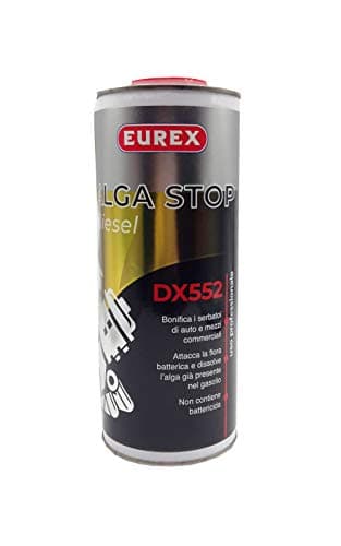 EUREX DX552 Alga Stop Diesel Litri 1 Bonifica Serbatoi da Flora batterica e alghe N.1 FLACONE
