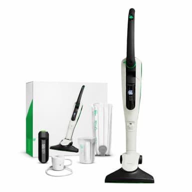 DIERRESTORE Aspirapolvere Senza Filo Folletto VK7 ORIGINALE + Batteria, Caricatore SC7 e HD7 – 6 Sacchetti Originali – Autonomia 30 Min, Certificato TÜV per Allergici, Pulizia Profonda Quotidiana