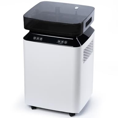 Katenpo Deumidificatore Industriale Professionale Elettrico: 80L/24h per Grandi Ambienti 170㎡Pompa Scarico Continuo Antimuffa Portatile con Ruote per Casa/Bagno/Ufficio/Garage/Cantina/Stanza/Armadio