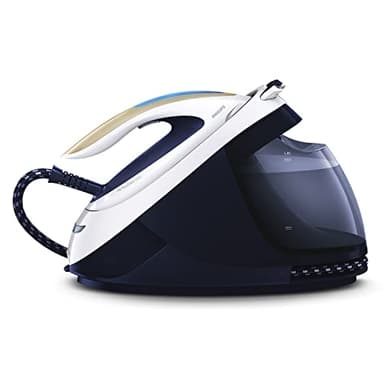 Philips PerfectCare Elite GC9630/20 - Ferro da stiro a vapore per cariche medie famiglie, con OptimalTEMP: senza bruciare i tessuti, 6,7 bar, 470 g di vapore, blu marino