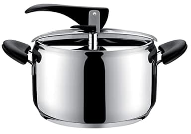Tescoma 701150 Pentola a Pressione Magnum, Acciaio inossidabile, capacità 5.0 lt