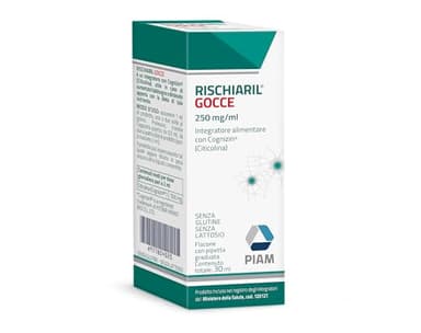 RISCHIARIL GOCCE 30ML - integratore alimentare a base di citicolina, ideale per migliorare la concentrazione e la memoria