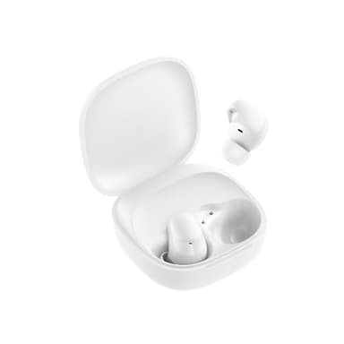 Xiaomi Redmi Buds 6 Play–Auricolari wireless Bluetooth in-orecchia,riduzione rumore AI,durata della batteria fino a 7.5h+36h,10minuti di carica per 3h di musica,Bluetooth 5.4,Google Fast Pair-white