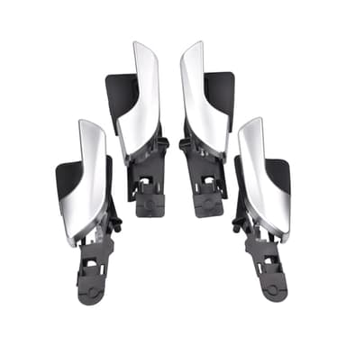 Set di maniglie per porte interne dell'auto, set di manopole di ricambio per Alfa Romeo Giulietta Hatchback Van 2010-2018 (argento opaco, 4 pezzi)