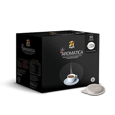Zicaffè - Cialde Ese Da 44mm Aromatica - 100pz | Caffe Cialde Ese 44 | Cialde Caffe Create In Prevalenza Con Caffè Arabica Unite Alle Migliori Qualità Robusta | Made In Italy