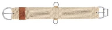 Weaver Leather Natural Blend 27 Strand Straight Smart Cinch con nuova e migliorata fibbia a rullo aderente, naturale, 71 cm