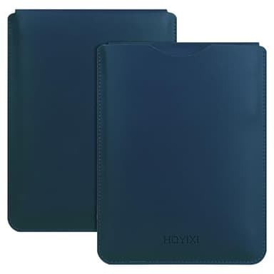 HoYiXi Custodia per 6 pollici Kindle/Kobo/Voyaga/Lenovo/Pocket Book/Sony/Tolino E-Book E-Reader Borsa in pelle leggera per ebook da 6 pollici, Blu