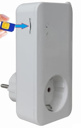 ★★★★★ Presa GSM/2G+4G presa intelligente (richiede la carta SIM), presa programmabile T4-GSM-4G con sensore di temperatura e controllo remoto via SMS/APP/chiamata ★★★★★