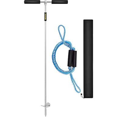 VEVOR Ancora per Sabbia, coclea da 36"per la Spiaggia e Il banco di Sabbia, Ancoraggio a Vite in Acciaio Inossidabile 316 con Maniglia Rimovibile, per Jet Ski Kayak