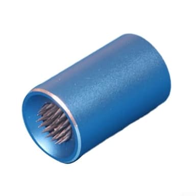 Axorafow Strumento per stecca da biliardo in alluminio con punta a chiodo, ritenzione del gesso migliorata e palla, accessorio compatto per biliardo, biliardo e giocatori di biliardo (3 cm x 1,8 cm