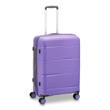 RONCATO R-LITE Trolley Medio Rigido, 4 ruote Espandibile con zip - Lavanda