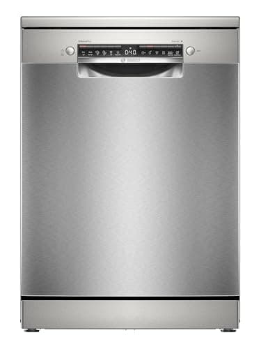 Bosch SMS4ECI28E Serie 4, Lavastoviglie da libera installazione, Home Connect, Diagnostica da remoto, Assistente al lavaggio, Green Collection, Acciaio, 60cm