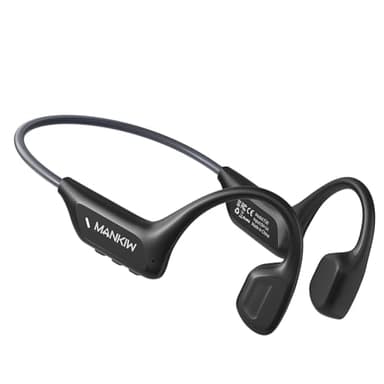 MANKIW Cuffie Conduzione Ossea, IP68 Cuffie Open Ear Bluetooth 6.0, Auricolari Conduzione Ossea per Fitness, Corsa, Auto, Escursionismo