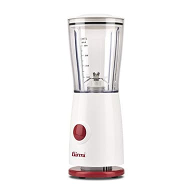Girmi FR03 Frullatore Elettrico, 170W, 4 Lame In Acciaio INOX, 400 ml, Bianco