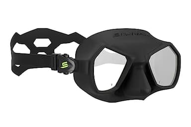SALVIMAR Hathor, Maschera per Pesca Subacquea, Snorkeling, Unisex adulto, Nero
