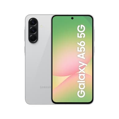 Samsung Galaxy A56 5G, Smartphone con Funzioni intelligenti, 3 anni di Garanzia del produttore, Display Super AMOLED 6.7”, 8GB RAM, 256GB, 5.000 mAh, IP67, Awesome Lightgray [Versione Italiana]