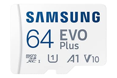 Samsung Scheda di memoria microSD Evo Plus 64 GB SDXC U1 classe 10 A1 130 MB/s con adattatore versione 2021 (MB-MC64KA/EU)