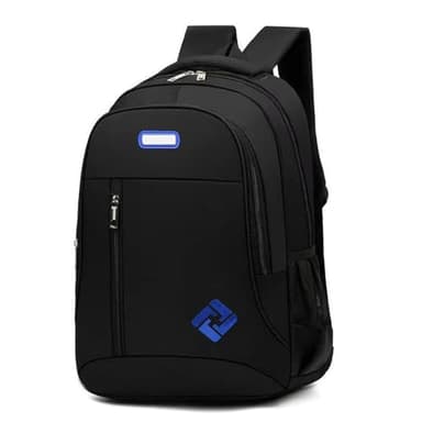 Zaino da viaggio d'affari per computer portatile, borsa universitaria, zaino da esterno, per uomini e studenti, fibbia di ricambio, 38 mm, Blu, Etichettalia unica
