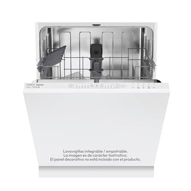 Candy Rapidò CI 3E53E0W, Lavastoviglie Integrabile 60 CM, 13 Servizi, Digitale, 53 Dba, 5 Programmi, Motore Inverter, Indicatore Fine Ciclo, Inizio Differito 3-6-9 ore