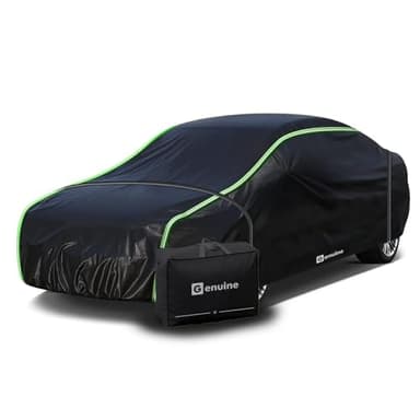 Telo Copriauto da Esterno 10 Strati, Genuine Copertura Auto Impermeabile Felpato, Telo Copri Auto Impermeabile Antipolvere, Telo Copriauto per Porsche Panamera,Audi A8,Mercedes S-Class,BMW 7 Series