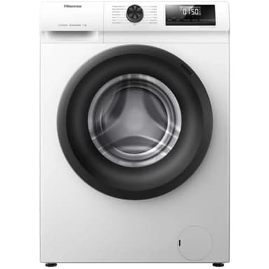 Hisense WFQP701219VM - Lavatrice, classe A, 7 kg, 1200 giri/min, altezza 84,5 cm x larghezza 59,5 cm, bianco