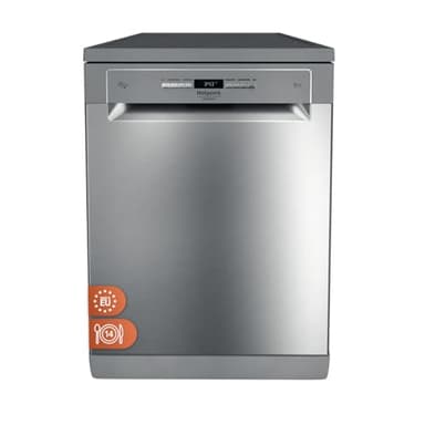 Hotpoint Ariston HFO 3O32 CW X – Lavastoviglie a Libera Installazione 60 cm, 14 Coperti, Motore Inverter, ActiveDry, Active 3D Zone Wash, Classe D, Inox