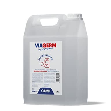 CAMP Viagerm Sapone Liquido Igienizzante, Idratante e Delicato per mani, 5000 ml