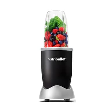 nutribullet Original 600, Frullatore Elettrico, Tritatutto, Frullatore Smoothie, Frullatore Tritatutto Multifunzione, Potenza 600 Watt, nero, NB603B