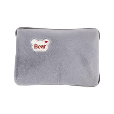 Borsa Acqua Calda Elettrica in Peluche Morbido, Riscaldamento Rapido e Mantenimento Calore, Ideale per Scaldamani e Scaldapiedi, Dolori Mestruali e Muscolari, Uso in Casa, Ufficio o Viaggi