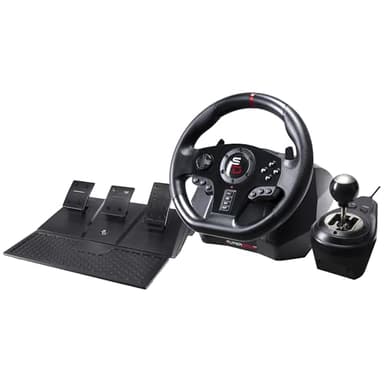 Subsonic - Volante da corsa Gs850-X con cambio manuale, 3 pedali, paddle per Xbox Series X/S, PS4, Xbox One (programmabile per tutti i giochi)