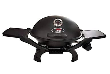 BBQJungs Barbecue a gas portatile da tavolo, campeggio, giardino e balcone