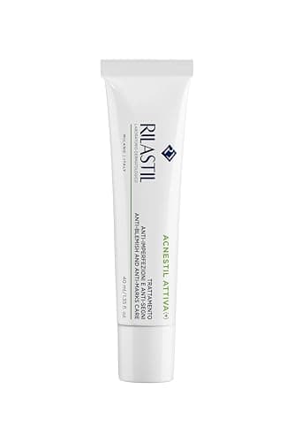 Rilastil Acnestil Crema Attiva +, Trattamento Anti-Imperfezioni per Pelli Miste, Grasse e con Tendenza Acneica, Confezione da 40 ml