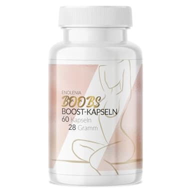 Enolenia® BoobsBoost Capsule - Aumento del seno - Supporto naturale per tonificare e fermezza - Pepe monastico ad alto dosaggio - Per seni più pieni e solidi - Capsule di ingrandimento del seno