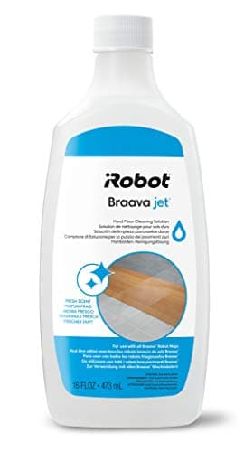 iRobot Soluzione Detergente Braava Jet, Compatibile con i Robot Braava 390T, Braava Jet, Braava Jet m6, Scooba e Roomba Combo, Bianco