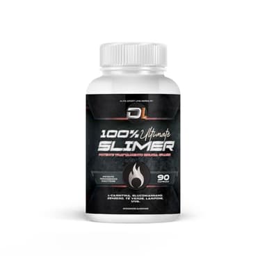 Ultimate Slimmer | Potente trattamento brucia grassi | Capsule per la perdita di peso | Dimagrante, termogenico e soppressore dell'appetito | L-carnitina, glucomannano, tè verde | 90 capsule