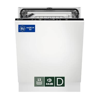 Electrolux Built-in Dishwasher Series 600, EES47325L, 13 Places, SatelliteClean, AirDry Technology, QuickSelect Controls, AutoOff Function, Beam on Floor System, Silent 44 dB, 60 cm