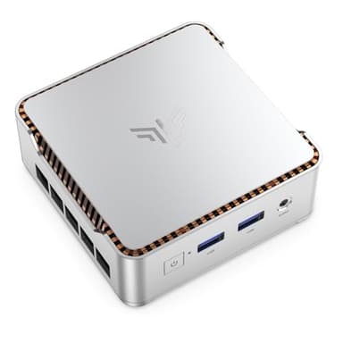 NiPoGi Essenx E2 Mini PC Twin Lake N150 (Meglio di N100/N97,3,6 GHz) W-11 Pro,16GB DDR4 256GB M.2 SSD Mini Computer Desktop 4K@60Hz Dual Display,HDMI 2.0, DP, WiFi,BT, Micro PC per Scuola, Ufficio