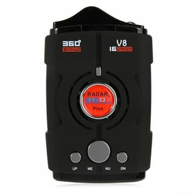 Gdfnmogo Rilevatore di autovelox per auto a 360 gradi con sistema vocale, rilevatore auto, dispositivo di rilevamento auto protezione a 360 gradi